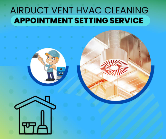 Gig Preview - Set air duct hvac dryer vent cleaning appointment