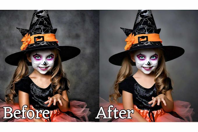 Gig Preview - Retouch helloween photos and edit any type photo in 12 hours