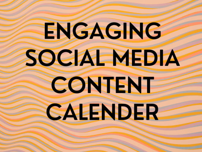 Bestseller - create an engaging content calender for your business