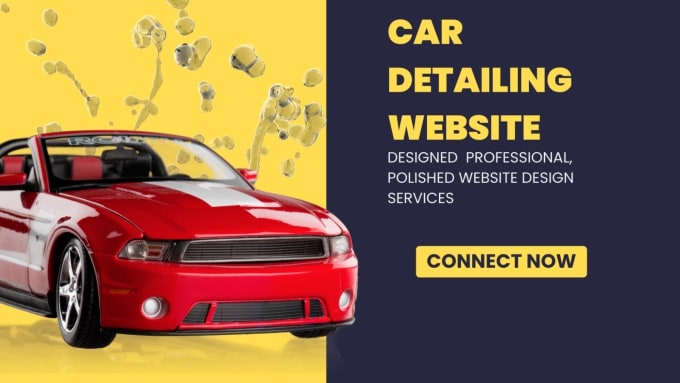 Gig Preview - Do professional car detailing website design