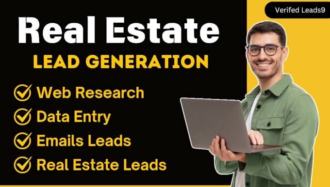 Gig Preview - Do data scraping, real estate lead generation, email leads and data entry