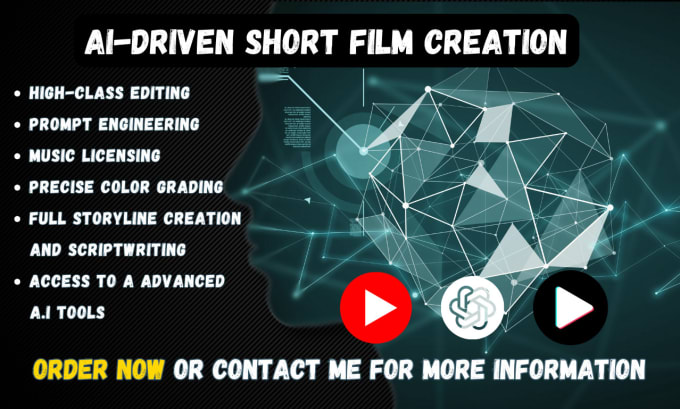 Gig Preview - Create premium ai short films with immersive storytelling