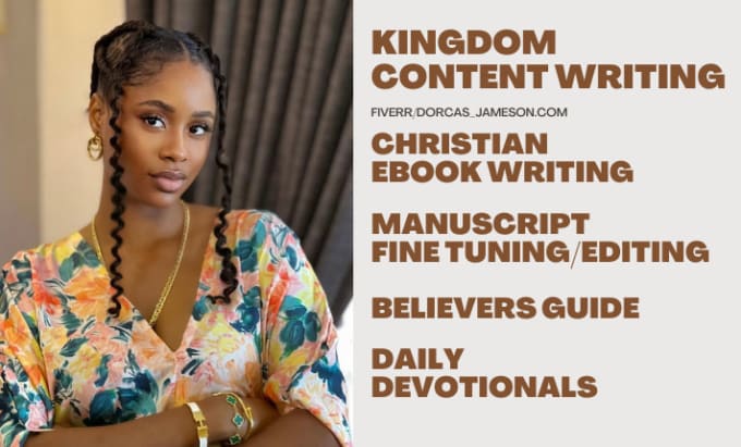 Gig Preview - Ghostwrite 30k ebook writer, christian book, self help, online course content