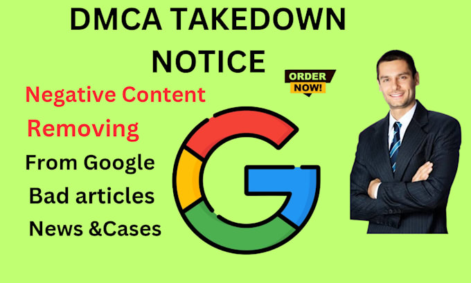 Gig Preview - Permanently remove mugshots articles news negative links from google search