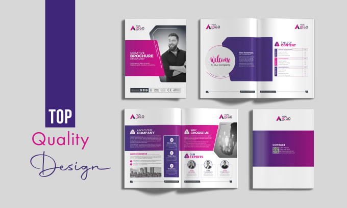 Gig Preview - Do company profile, proposal, brochure, catalog, booklet, pamphlet, ebook design