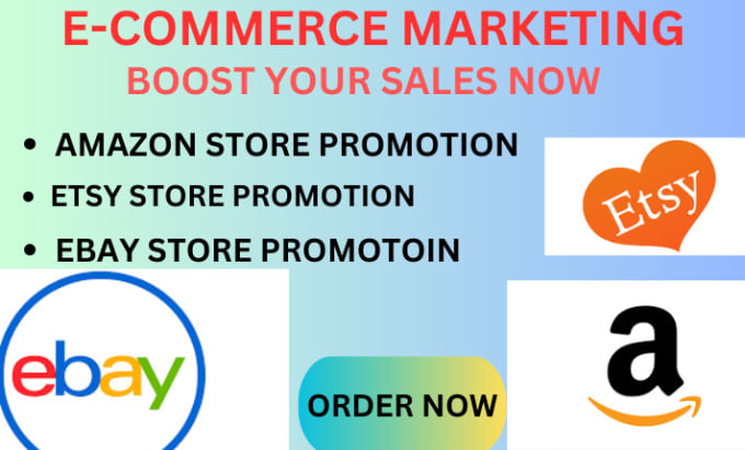 Gig Preview - Promote your ebay store, shopify store promotion, etsy shop ebay store marketing