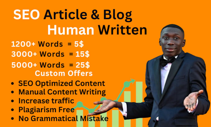 Bestseller - do write SEO content article and blog post for your websites