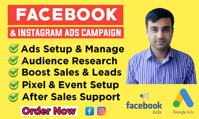 Bestseller - setup and manage your facebook and instagram ads campaign