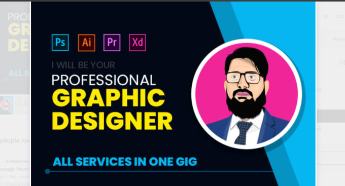 Gig Preview - Be your professional graphic designer for web or print