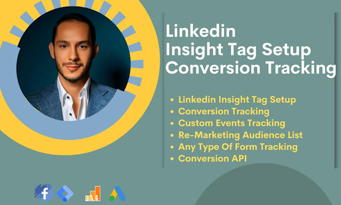 Gig Preview - Setup linkedin insight tag with conversion tracking