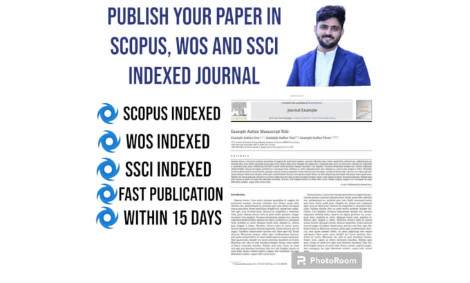 Gig Preview - Publish your paper in scopus and wos indexed journal