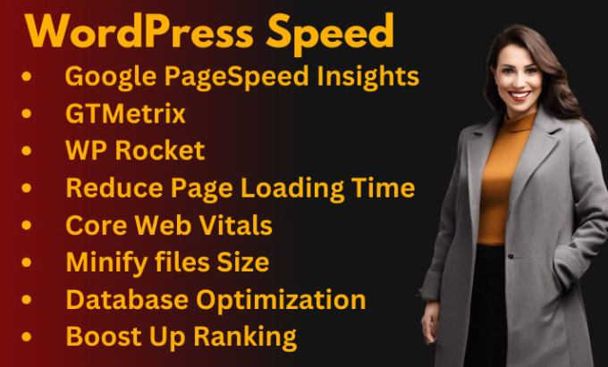 Gig Preview - Increase wordpress pagespeed optimization ,  fix core web vitals , gtmetrix