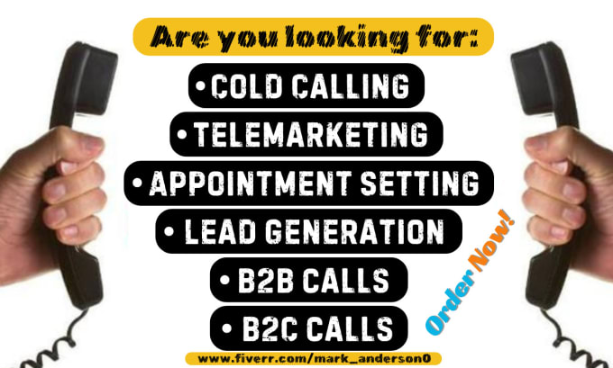 Gig Preview - Do cold calling, appointment setting and telemarketing