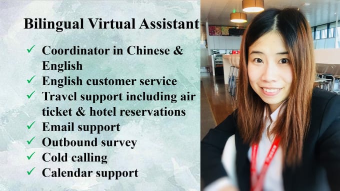 Bestseller - provide virtual assistance in chinese and english