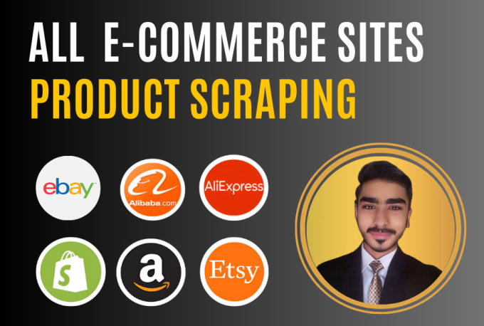 Gig Preview - Amazon product scraping and ebay, woo commerce, ecommerce product scraping