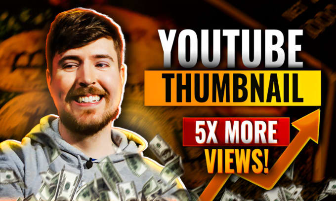 Gig Preview - Design attractive eye catchy youtube thumbnail within 3 hours