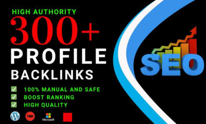 Bestseller - build 300 social media profile,profiles SEO backlinks with low spam score