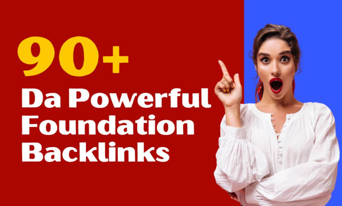 Gig Preview - High da white hat SEO foundation backlinks authority link building