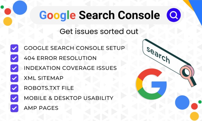 Gig Preview - Resolve google search console related issues and errors