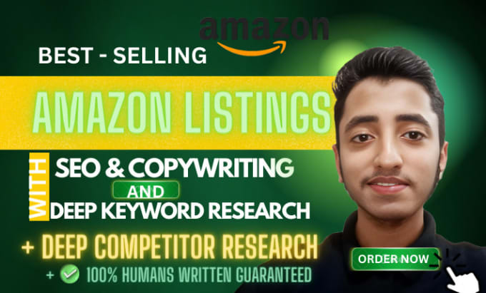 Gig Preview - Write top tier SEO amazon product listing descriptions