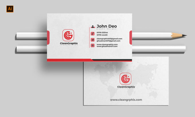 Gig Preview - Create your brand with eye catching business card designs