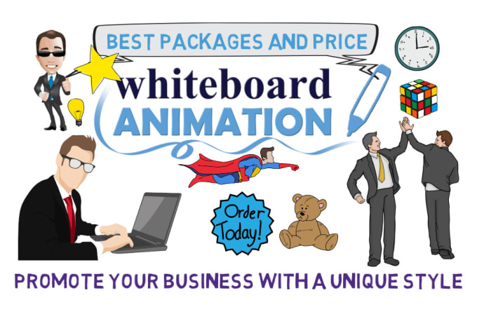 Gig Preview - Create whiteboard explainer animation video in videoscribe