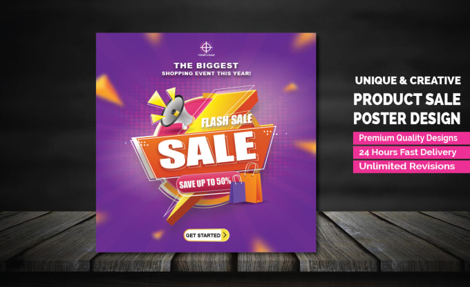 Bestseller - create your product sale poster design within 24 hours