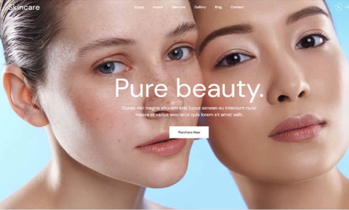 Gig Preview - Design a profitable skin care shopify store and website