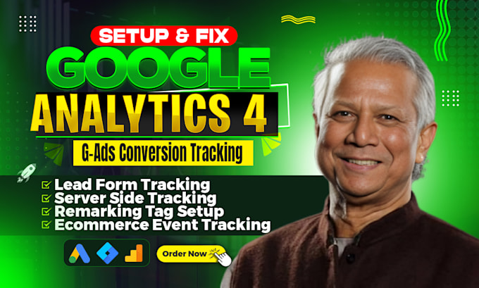 Bestseller - fix or setup google analytics 4 with consent mode v2, ga4 ecommerce tracking