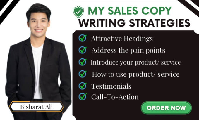 Gig Preview - Write sales copy for a sales funnel, landing page, and sales copywriting