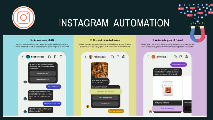 Gig Preview - Automate instagram ai bot dms for lead generation and sales manychat