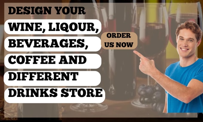 Gig Preview - Design a shopify wine and liquor store dropshipping shopify store