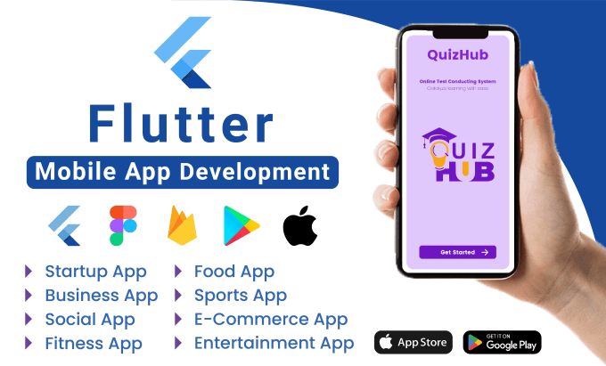 Gig Preview - Be your flutter developer for android and ios apps