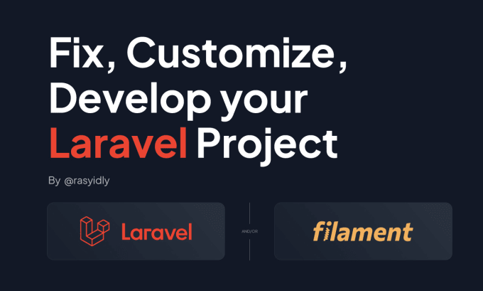 Bestseller - fix, customize, or develop high performance laravel or filament web application