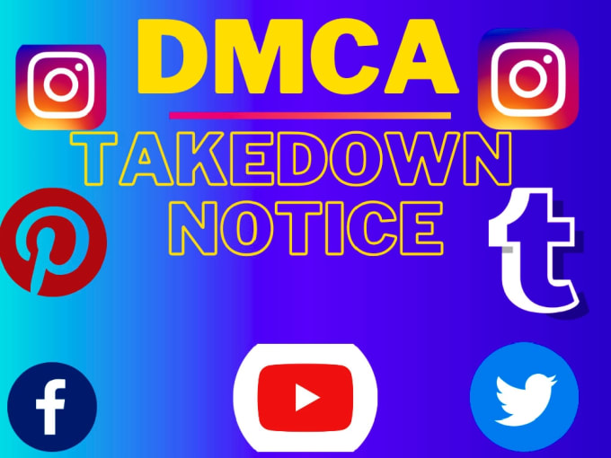 Gig Preview - Submit dmca takedown notice to tiktok, youtube, instagram shopify and etsy