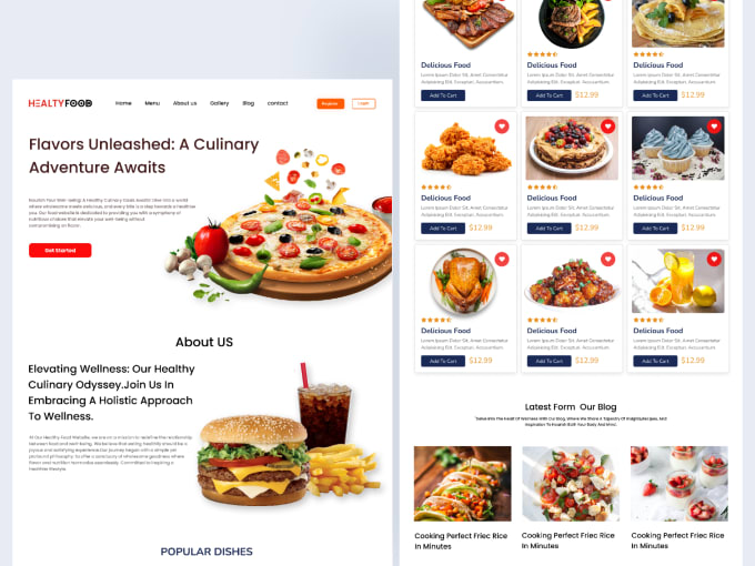 Gig Preview - Expert furniture, education, food, travel websites and apps UI UX design