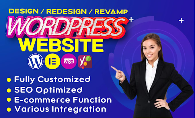 Gig Preview - Design clean and responsive super fast wordpress website