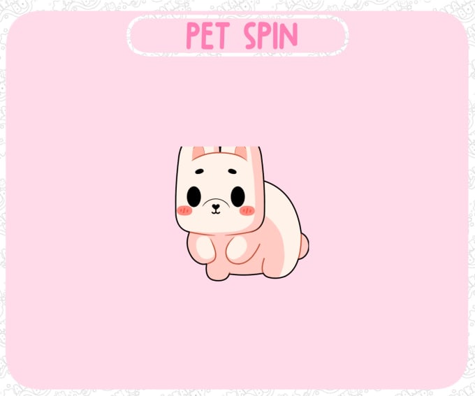 Gig Preview - Create for you adorable emote animated pet spin ych