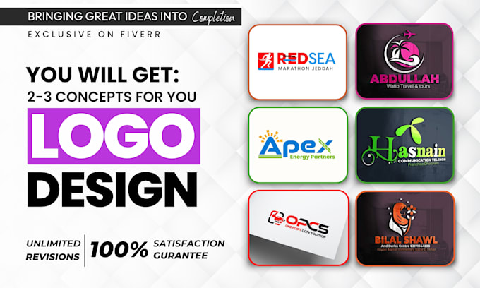 Gig Preview - Design a modern business logo that stands out, brand style guide in 24hr