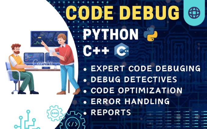 Gig Preview - Debug , fix error and optimize code in python , cpp, be an urgent  programmer