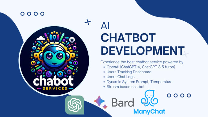 Gig Preview - Create ai chatbot using openai chatgpt with node or spring boot