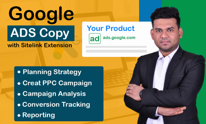 Gig Preview - Setup and manage high performing PPC adwords campaign