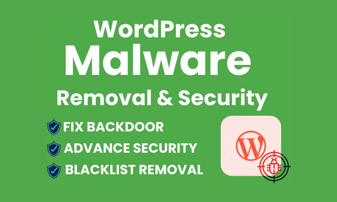 Gig Preview - Do malware removal and wordpress security for hacked websites