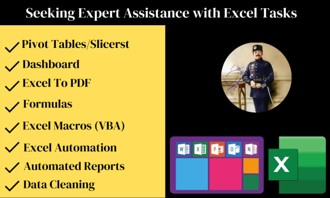 Gig Preview - Be your effective helper for excel data entry