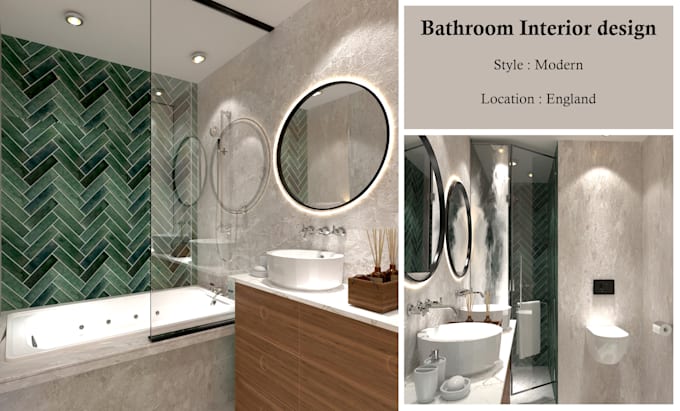 Gig Preview - 3d renders interior design kitchen design and bathroom design with shopping list