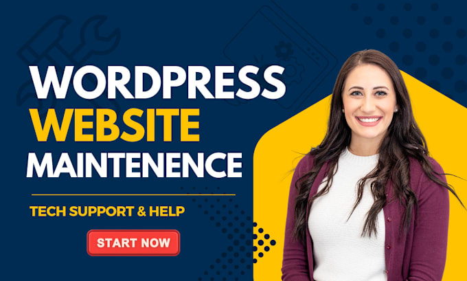 Gig Preview - Do wordpress website maintenance and wordpress support or help