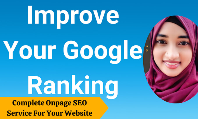 Gig Preview - Do your website ranking with onpage SEO optimization service