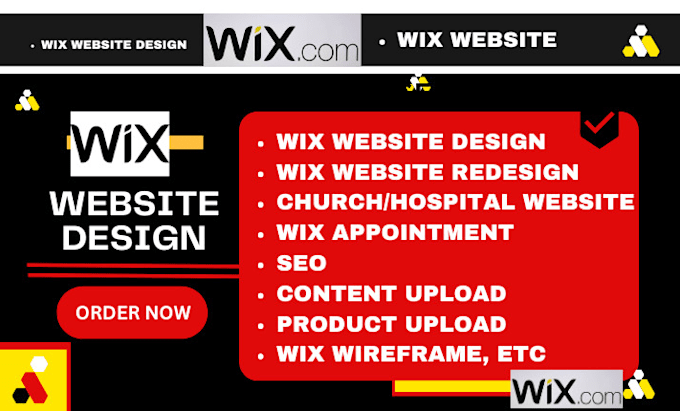 Gig Preview - Design wix business website,redesign wix, wix appointment, SEO