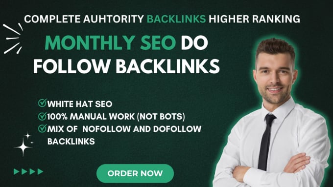 Bestseller - provide monthly SEO backlinks service for google rankings