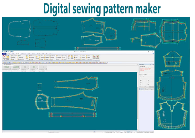 Bestseller - sewing pattern maker and consumption for your project